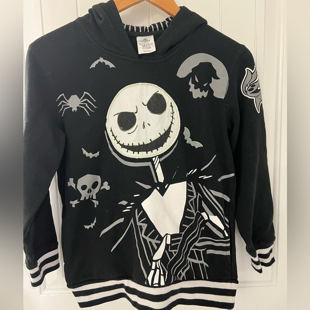 Nightmare Before Christmas-Disney Store Hooded Sweatshirt